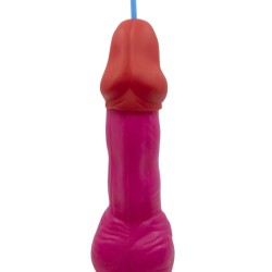 Jeux et Livres GRAND VERRE FORME DE SEXE AVEC PAILLE