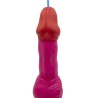 GRAND VERRE AVEC PAILLE FORME DE SEXE