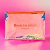 POCHETTE ORANGE HOLOGRAPHIQUE DE LOVE TO LOVE