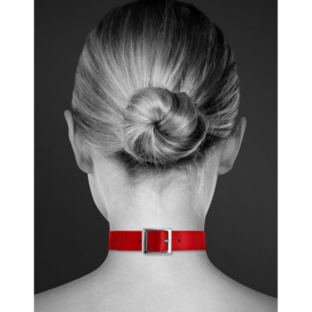 ACCESSOIRES COLLIER CUIR ROUGE FETISH DE "BIJOUX POUR TOI"