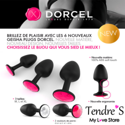 Plugs & Chapelets Anals PLUG GEISHA TAILLE L Diamond DE DORCEL