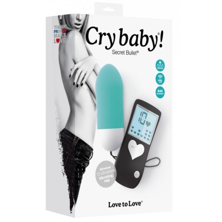 Love toys OEUF VIBRANT "CRY BABY" TURQUOISE DE "LOVE TO LOVE"