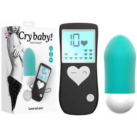 Love toys OEUF VIBRANT "CRY BABY" TURQUOISE DE "LOVE TO LOVE"
