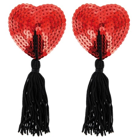 Bijoux Intimes Femmes CACHES TETONS COEUR A PAILLETTES DE PARIS HOLLYWOOD