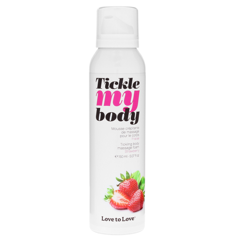 Bien Etre MOUSSE DE MASSAGE TICKLE MY BODY PARFUM FRAISE SAUVAGE DE LOVE TO LOVE