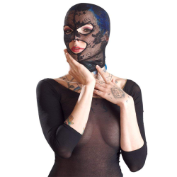 MASQUE EROTIQUE EN DENTELLES DE "BAD KITTY"