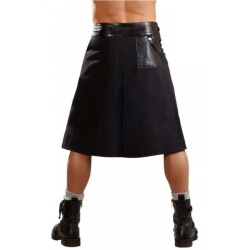 KILT NOIR POUR HOMME DE "SWENJOYMEN"