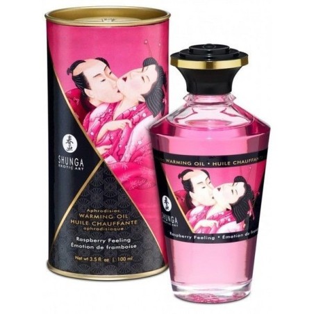 Bien-être HUILE DE MASSAGE COMESTIBLE "SHUNGA" parfum Cerise Ardante