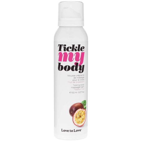 Bien Etre MOUSSE DE MASSAGE TICKLE MY BODY PARFUM FRUITS DE LA PASSION DE LOVE TO LOVE Bien Etre MOUSSE DE MASSAGE TICKLE MY BODY PARFUM FRUITS DE LA PASSION DE LOVE TO LOVE