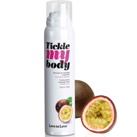 Bien Etre MOUSSE DE MASSAGE TICKLE MY BODY PARFUM FRUITS DE LA PASSION DE LOVE TO LOVE Bien Etre MOUSSE DE MASSAGE TICKLE MY BODY PARFUM FRUITS DE LA PASSION DE LOVE TO LOVE