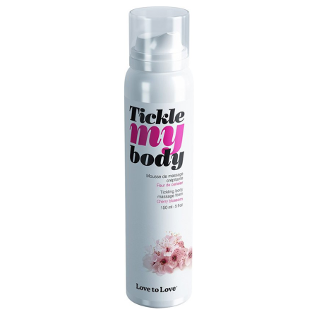 Bien Etre MOUSSE DE MASSAGE TICKLE MY BODY PARFUM FLEUR DE CERISIER DE LOVE TO LOVE Bien Etre MOUSSE DE MASSAGE TICKLE MY BODY PARFUM FLEUR DE CERISIER DE LOVE TO LOVE