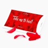 PETALES DE ROSES ROUGES "TAKE ME TO BED"