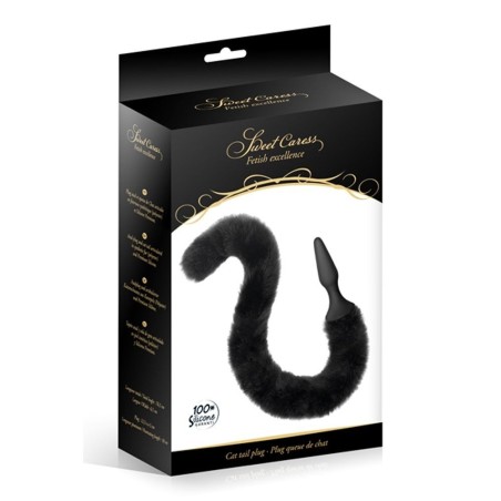 Plugs & Chapelets Anals PLUG ANAL "QUEUE DE CHAT" DE "SWEET CARESS"