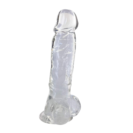 Love toys PURE JELLY TRANSPARENT TAILLE XL à VENTOUSE 22 cms