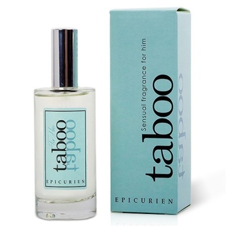 Aphrodisiaques EAU DE PARFUM D ATTIRANCE EPICURIEN TABOO aux pheromones vegetales pour lui