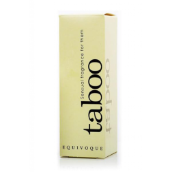 Aphrodisiaques EAU DE PARFUM D ATTIRANCE EQUIVOQUE TABOO aux pheromones vegetales pour eux