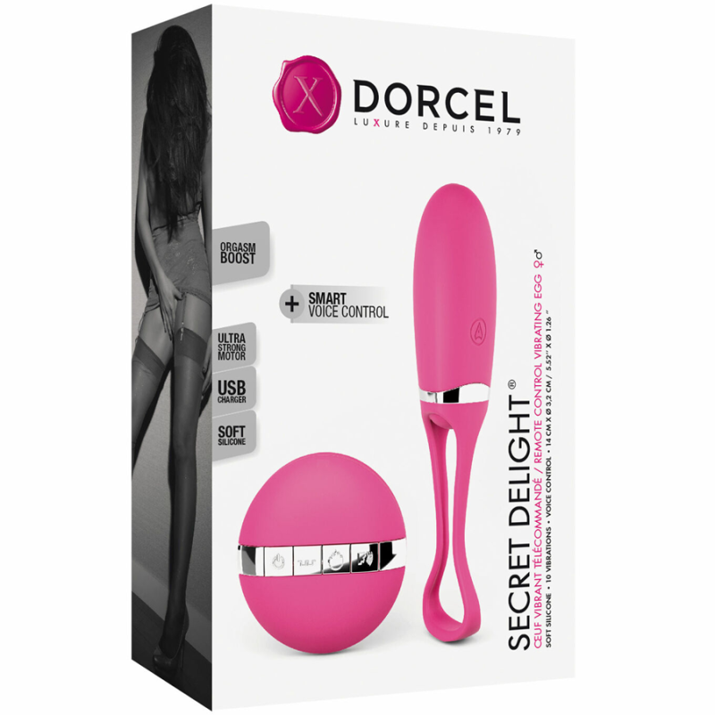 Love toys OEUF VIBRANT SECRET DELIGHT FUSHIA DE DORCEL