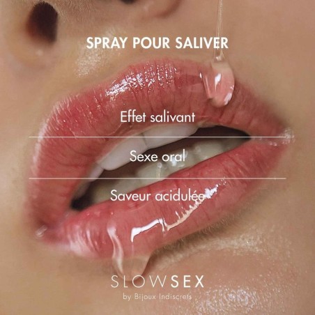 Gloss & gels d'excitation ACTIVATEUR DE SALIVE "SLOW SEX" DE "BIJOUX INDISCRETS"