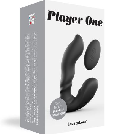 Love toys STIMULATEUR PROSTATIQUE VIBRANT A DISTANCE "PLAYER ONE" DE "LOVE TO LOVE"