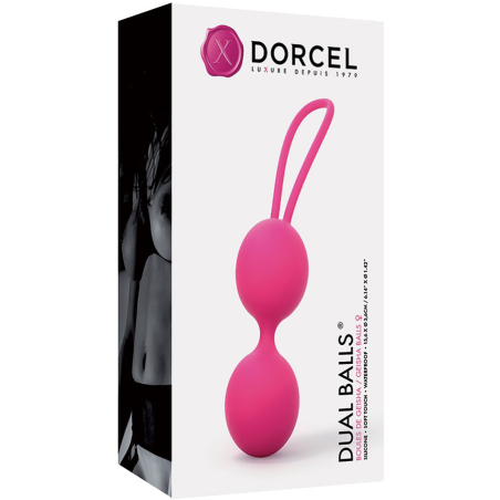 Love toys BOULES DE GEISHA FUSHIA DUAL BALLS DE DORCEL