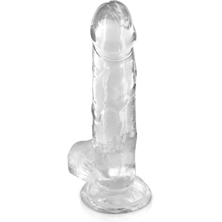 Love toys PURE JELLY TRANSPARENT TAILLE L VENTOUSE 20 CM