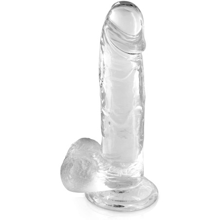 Love toys PURE JELLY TRANSPARENT TAILLE L VENTOUSE 20 CM