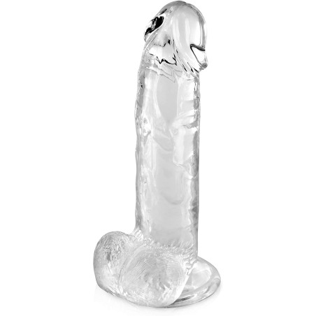 Love toys PURE JELLY TRANSPARENT TAILLE L VENTOUSE 20 CM