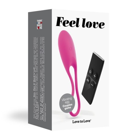 Love toys OEUF VIBRANT A DISTANCE "FEEL LOVE" DE "LOVE TO LOVE"