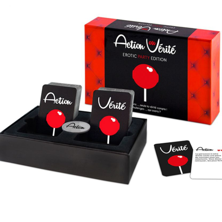 Jeux et Livres JEU "ACTION OU VERITE" DE "TEASE & PLEASE"