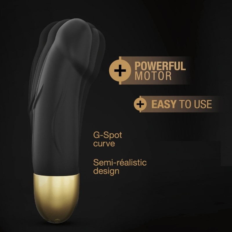 Love toys REAL VIBRATION S 2.0 RECHARGEABLE Noir & Or DE DORCEL