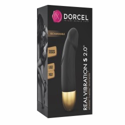 Love toys REAL VIBRATION S 2.0 RECHARGEABLE Noir & Or DE DORCEL