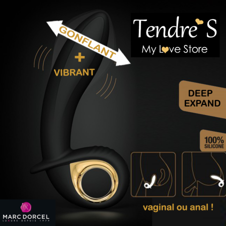 Love toys "DEEP EXPAND" GONFLANT ET VIBRANT DE "DORCEL"