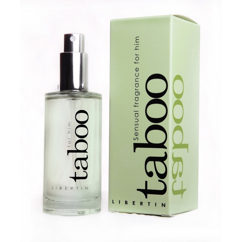 Aphrodisiaques EAU DE PARFUM D ATTIRANCE LIBERTIN TABOO aux pheromones vegetales pour lui