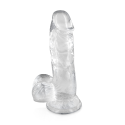 Love toys PURE JELLY TRANSPARENT TAILLE S à VENTOUSE 15.3 cms
