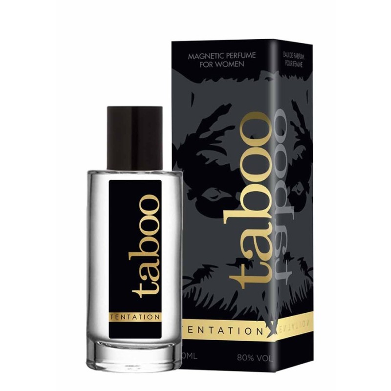 Aphrodisiaques EAU DE PARFUM D ATTIRANCE TENTATION TABOO AUX PHEROMONES VEGETALES POUR ELLE