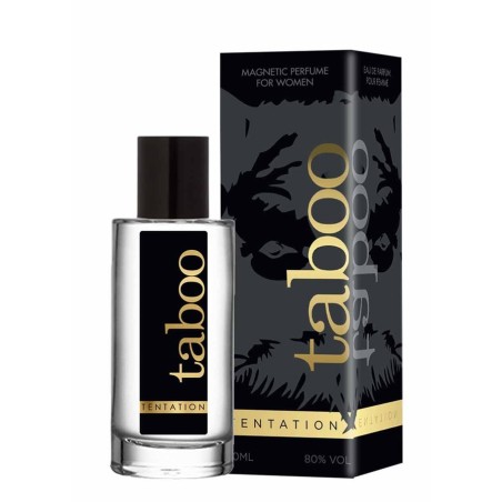 Aphrodisiaques EAU DE PARFUM D ATTIRANCE TENTATION "TABOO" aux phéromones végétales pour elle