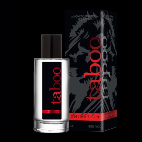 Aphrodisiaques EAU DE PARFUM D ATTIRANCE DOMINATION "TABOO" aux phéromones vegétales pour lui