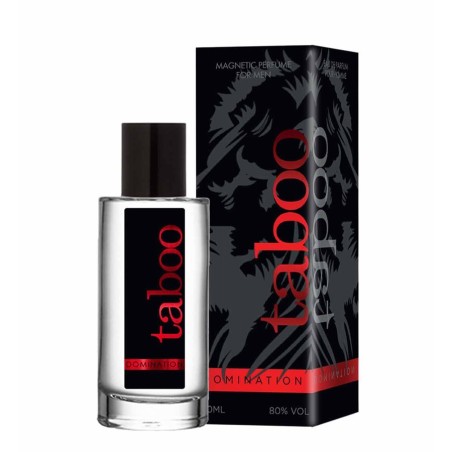 Aphrodisiaques EAU DE PARFUM D ATTIRANCE DOMINATION "TABOO" aux phéromones vegétales pour lui