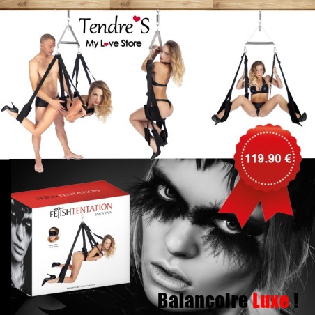 ACCESSOIRES BALANCOIRE FETICHISTE "SWING TRAP" DE "FETISHTENTATION"