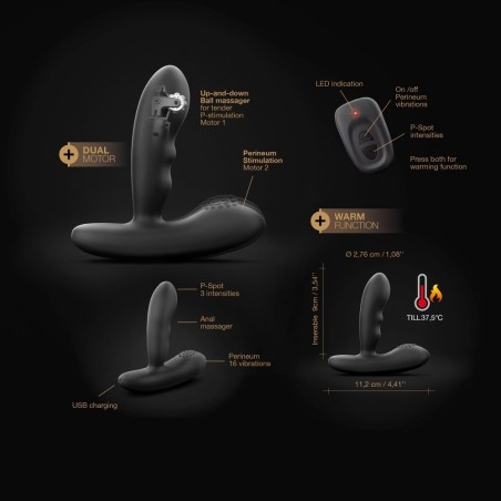 Love toys STIMULATEUR PROSTATIQUE VA ET VIENT "P-STROKER" DE "DORCEL"