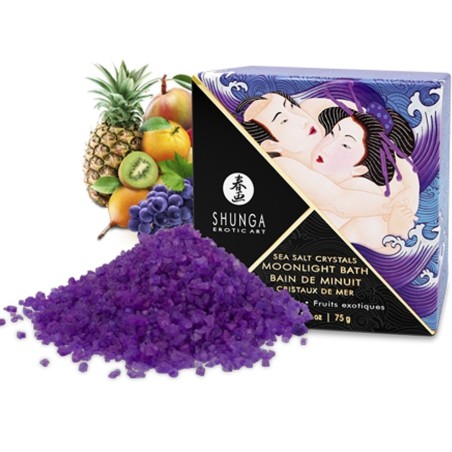 Bien-être SEL DE BAIN DE MINUIT DE "SHUNGA" parfum fruits exotiques