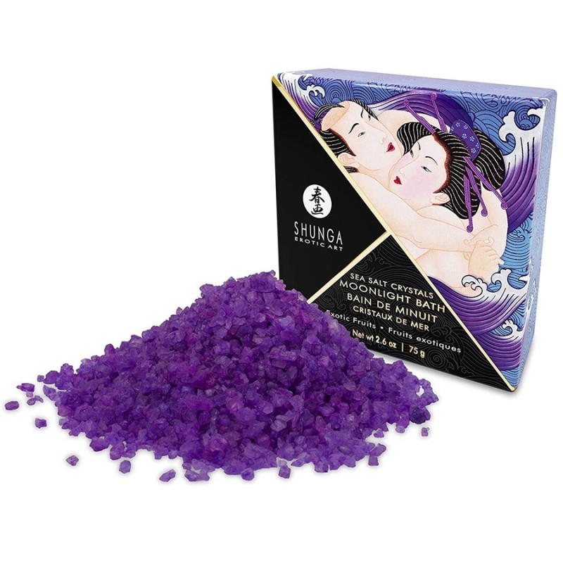 SEL DE BAIN DE MINUIT DE "SHUNGA" parfum fruits exotiques