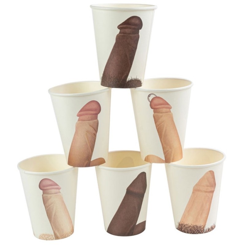 GOBELET SEXY "COCKUPS" X6