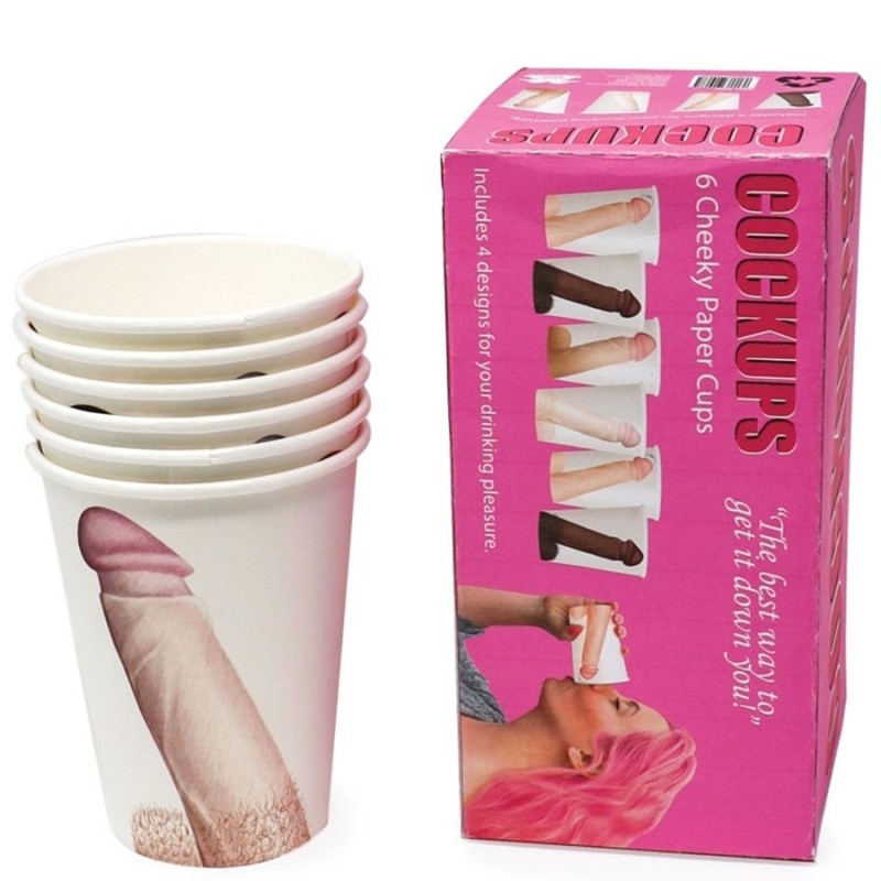 GOBELET SEXY "COCKUPS" X6