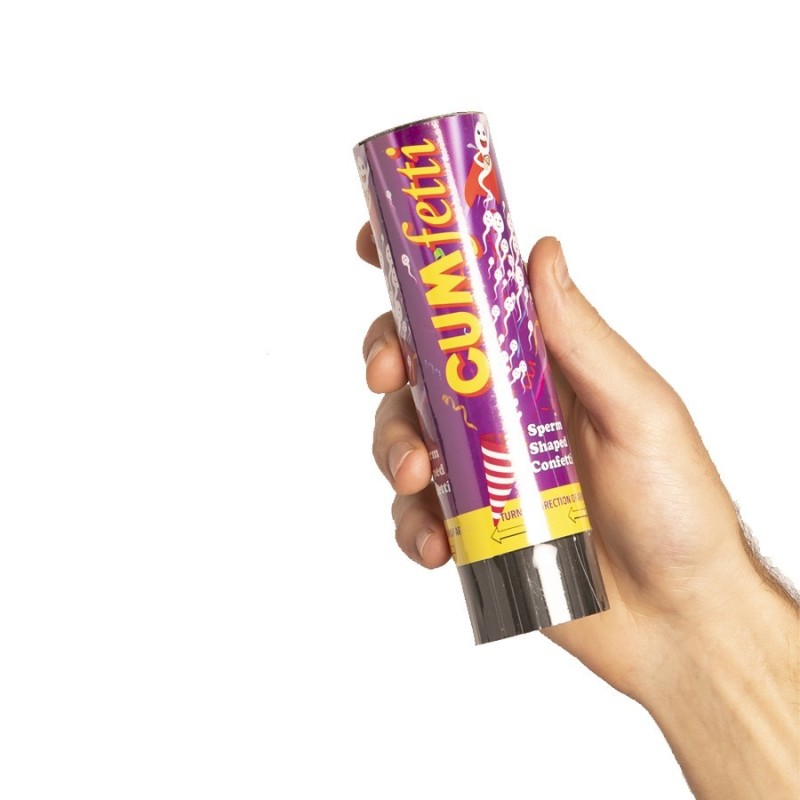 CONFETTI "CUMFETTI" EN FORME DE SPERME
