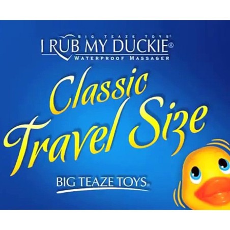 Love toys CANARD BLACK VIBRANT CLASSIC "I RUB MY DUCKIE" DE "BIG TEAZE TOYS"