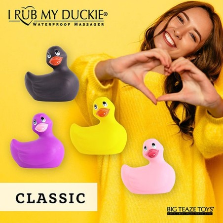 Love toys CANARD BLACK VIBRANT CLASSIC "I RUB MY DUCKIE" DE "BIG TEAZE TOYS"