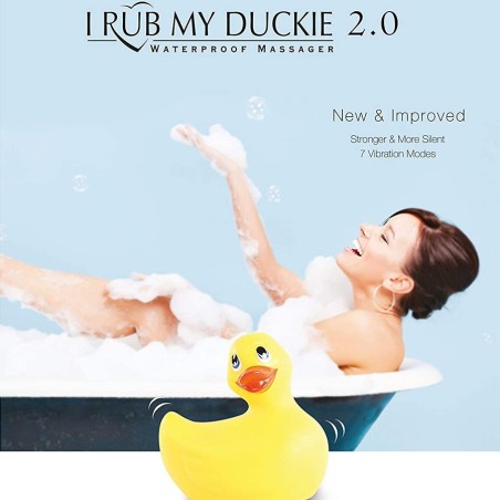 Love toys CANARD BLACK VIBRANT CLASSIC "I RUB MY DUCKIE" DE "BIG TEAZE TOYS"