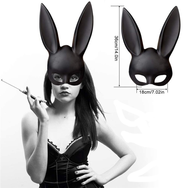 Accessoires MASQUE LAPIN NOIR MAT DE LEG AVENUE