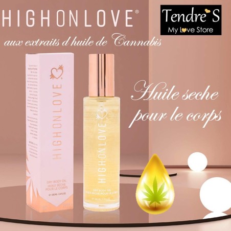 Bains & Lotions  HUILE SECHE NON GRASSE "HIGH ON LOVE"